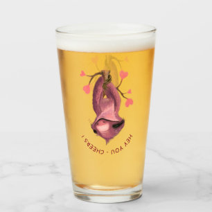 Funny Romantic Sloth Smile Tecknad - Cheers Glaskopp