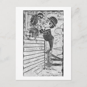 Funny Romantic Vintage Postcard Jacksonville Fla Vykort