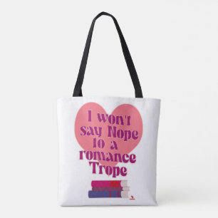 Funny Romantik Trope Reader Kärlek Motto Tygkasse