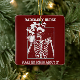 Funny röntgen Anpassade Mediccal Job Radiology RN Julgransprydnad Keramik