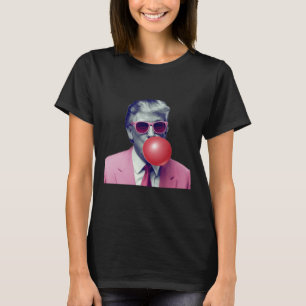Funny Rosa Donald Trump Bubble Gum Yum Tee