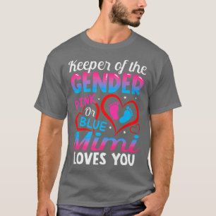 Funny Rosa eller Blue Mimi Kärlek Du Gender Visa C T Shirt