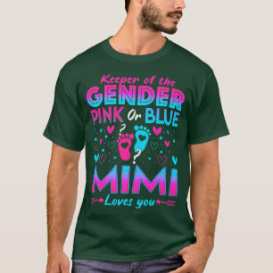 Funny Rosa eller Blue Mimi Kärlek Du Gender Visa C T Shirt