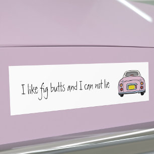 Funny Rosa Figaro Car Bumper Sticker Bildekal