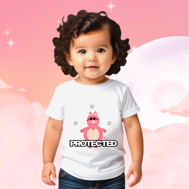Funny rosa gris t shirt (Skapare uppladdad)