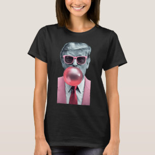 Funny Rosa Trump Bubble Gum Yum Tee