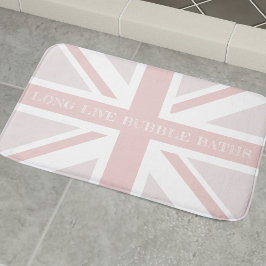 Funny Rosa Union Jack Flagga Bath Mat Badrumsmatta