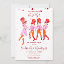 Funny Rosa Watercolor Nutcracker Ballet Helgdag