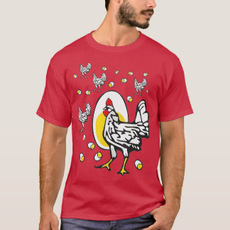 Funny Roseanne Tupp Chicken och Egg T Shirt