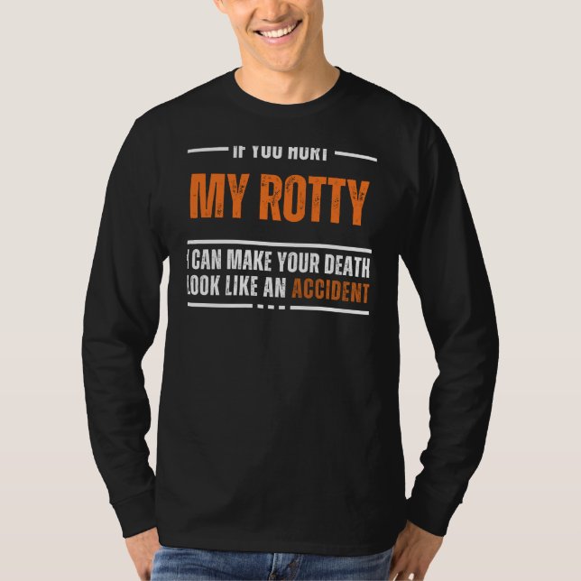 Funny Rotty Älskare Tee - djärv design och Supersk (Framsida)