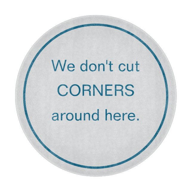 Funny Round We Don't Cut Corners (Framsidan)