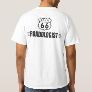 Funny Route 66 Road Sign Roadolog Tee
