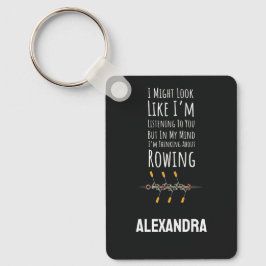 Funny Rower Rowing Crew Sports Boat Lake Team Nyckelring