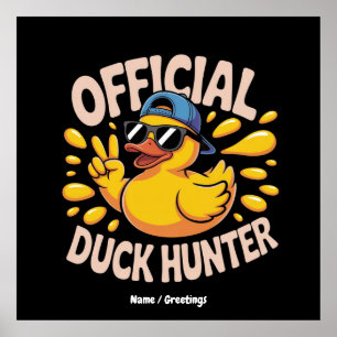 Funny Rubber Anka Hunting Cruise Squad Laughs Poster