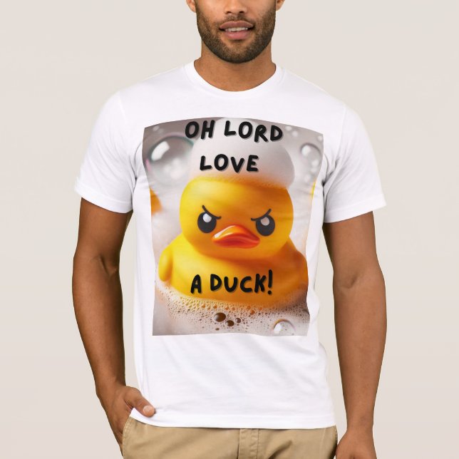 Funny Rubber Anka Lord Kärlek A Anka Citat T Shirt (Framsida)