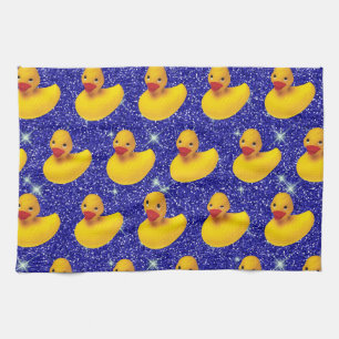 Funny Rubber Ankor Gult Duckie Farm Animal Lover Kökshandduk