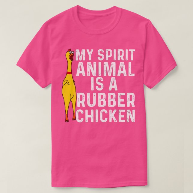 Funny Rubber Chicken Gift Manar Women Rubber Chick T Shirt (Design framsida)