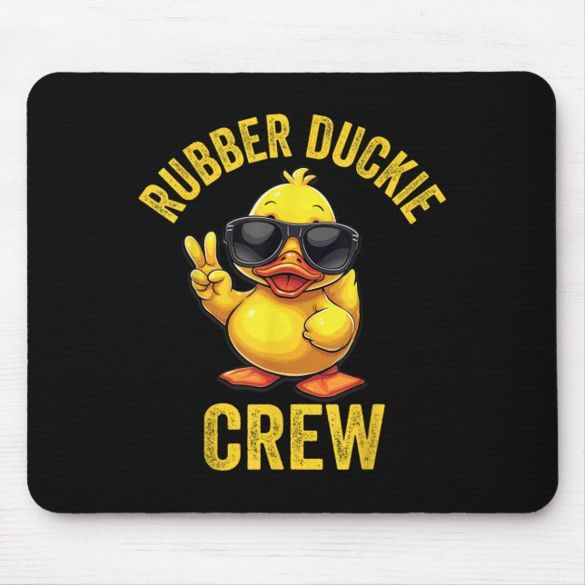 Funny Rubber Duckie Crew Cruise Rubber Anka Musmatta (Framsidan)