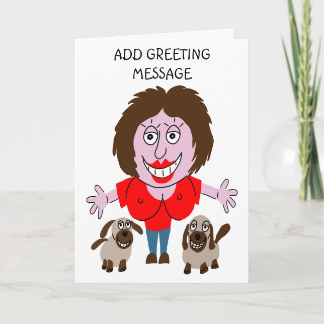 Funny Rude Grattis på födelsedagen Kort (Framsida)