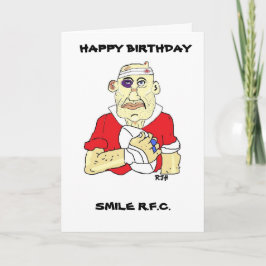 FUNNY RUGBY BIRTHDAY Card Kort