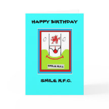 FUNNY RUGBY BIRTHDAY Card