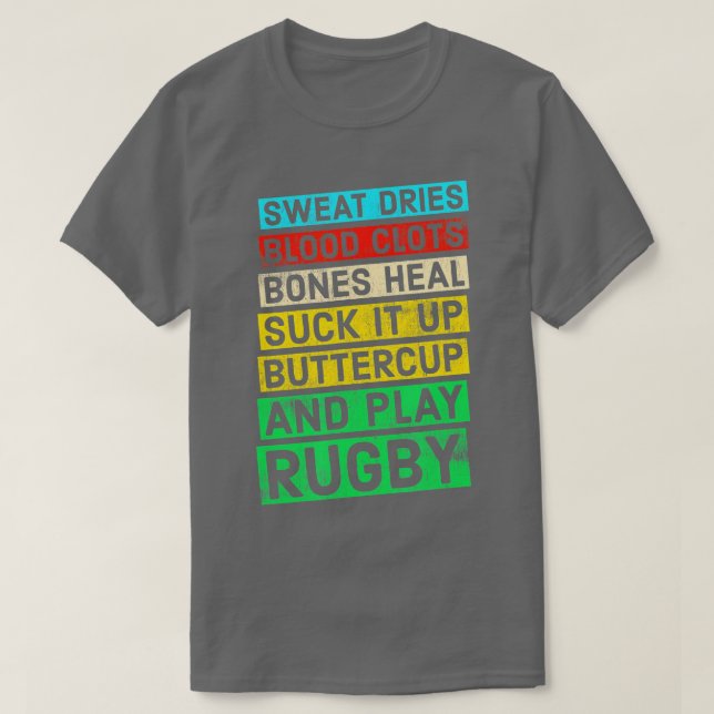 Funny Rugby Quote Play Rugby T Shirt (Design framsida)