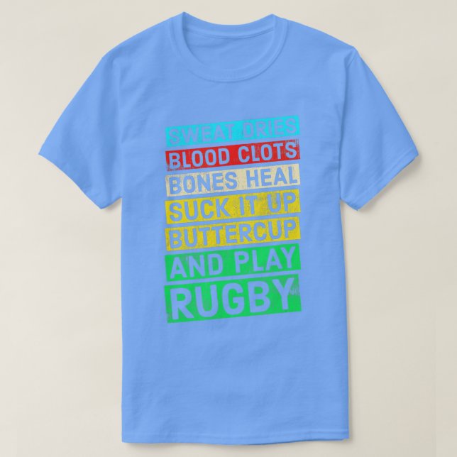 Funny Rugby Quote Play Rugby T Shirt (Design framsida)