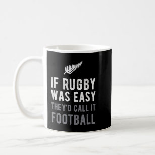 Funny Rugby Silver Fern Football New Zealand NZ Sp Kaffemugg