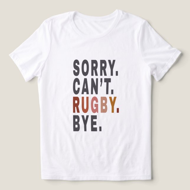 Funny Rugby Weekender ,för Rugby Mamma,Gift Idea f T Shirt (Design Framsida)