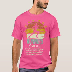 Funny RunDefinition Springer Roliga meningar Kärle T Shirt