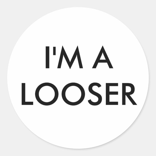 FUNNY RUNT KLISTERMÄRKE (Framsida)