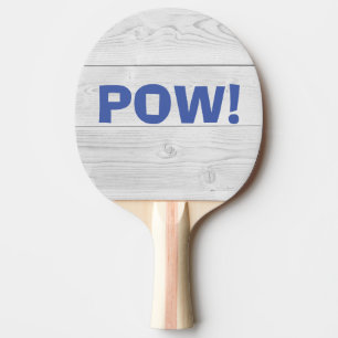 Funny Rustic Grått Wood Game Pingisracket