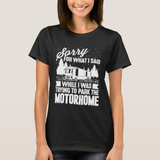 Funny Rv Camping Manar Women Camp Parking Motorhom T Shirt