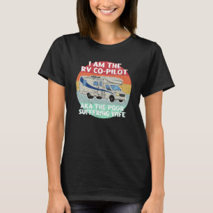 Funny RV Motorhome Co-Pilot-gåva till fru T Shirt