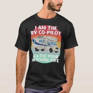 Funny RV Motorhome Co-Pilot-gåva till fru T Shirt