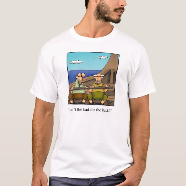 Funny Rwing Humor Tee Shirt (Framsida)