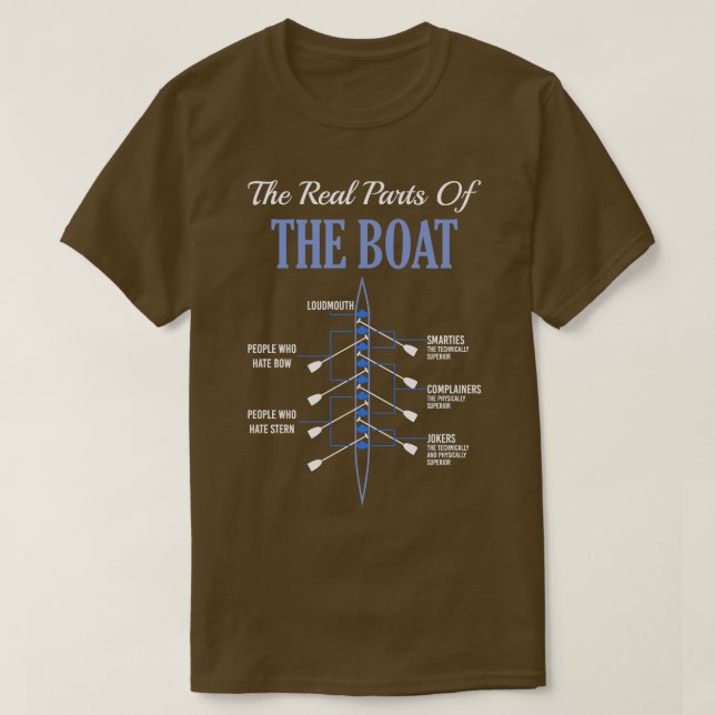 Funny Rwing och Kayaking T och present Shirt (Design framsida)