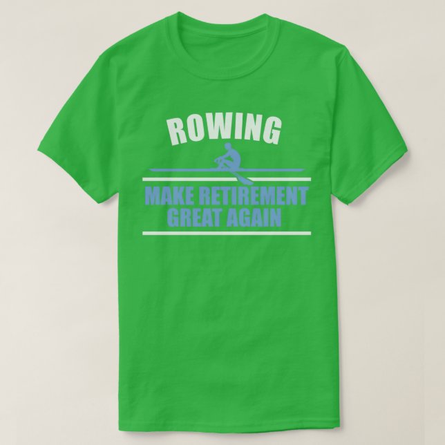 Funny Rwing Pension T Shirt (Design framsida)