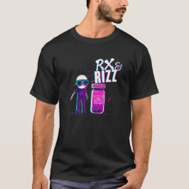 Funny Rx & Rizz | Vaporwave Pharmacy Tech T Shirt