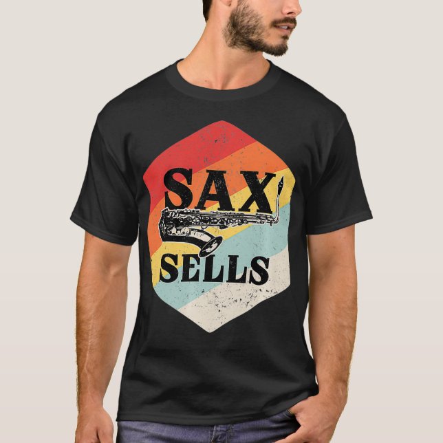 Funny Sa Sells Saophone Player Marknadsföring Spec T Shirt (Framsida)