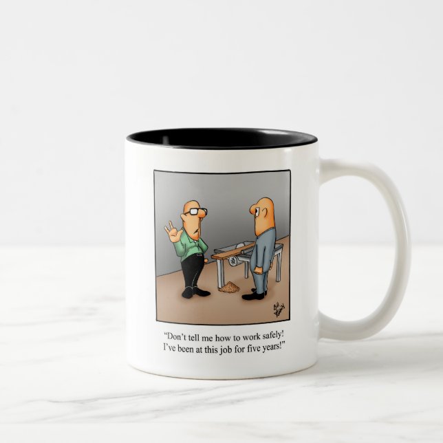 Funny Safety Humor Mugg Gift (Höger)