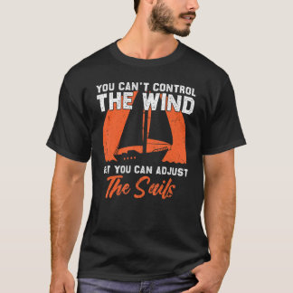 Funny Sailing Art För manar Women Sailor Segelbåt T Shirt