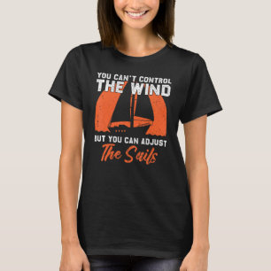 Funny Sailing Art För manar Women Sailor Segelbåt  T Shirt