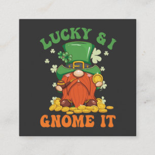 Funny Saint patrick Lucky och jag kommer på iriska Tilläggskort