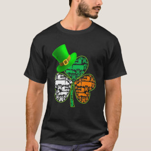 Funny Saint patrick S Day Trucker Shamrock Hat Iri T Shirt