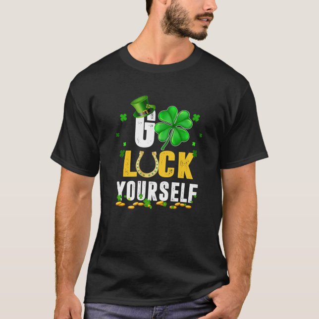Funny Saint patrick's day för Vuxnor Manar Kvinnor T Shirt (Framsida)