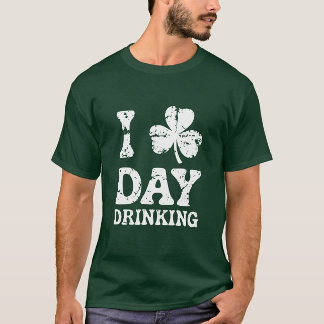 Funny Saint Patricks Day Party St Pats Funny Drink T Shirt (Framsida)