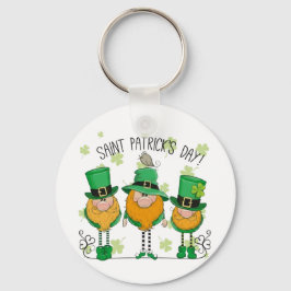 Funny Saint Patrick's Day T-Shirt Irish Shamrock Nyckelring