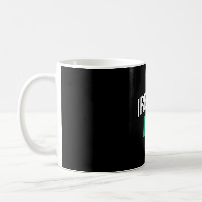 Funny Saint St patricks day Apparel Irish Kaffemugg (Vänster)