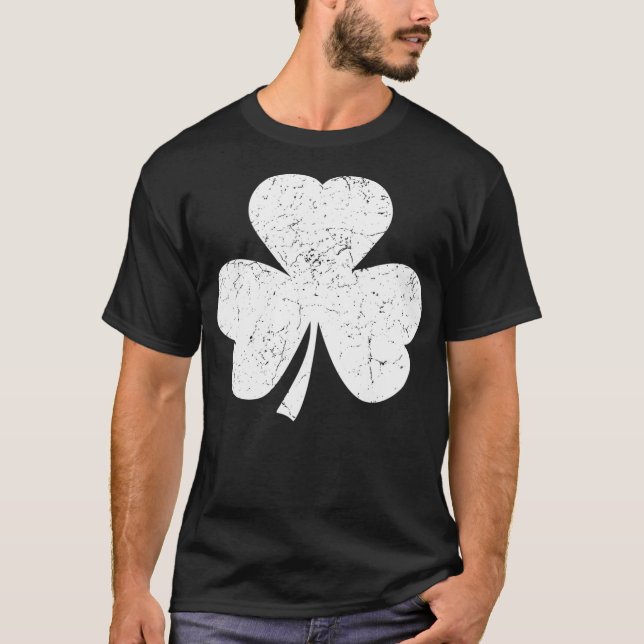 Funny Saint St patricks day Apparel Irish Shamrock T Shirt (Framsida)